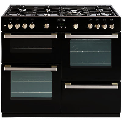 Belling DB4 100G Gas Range Cooker, Black Belling DB4 100G Gas Range Cooker, Black